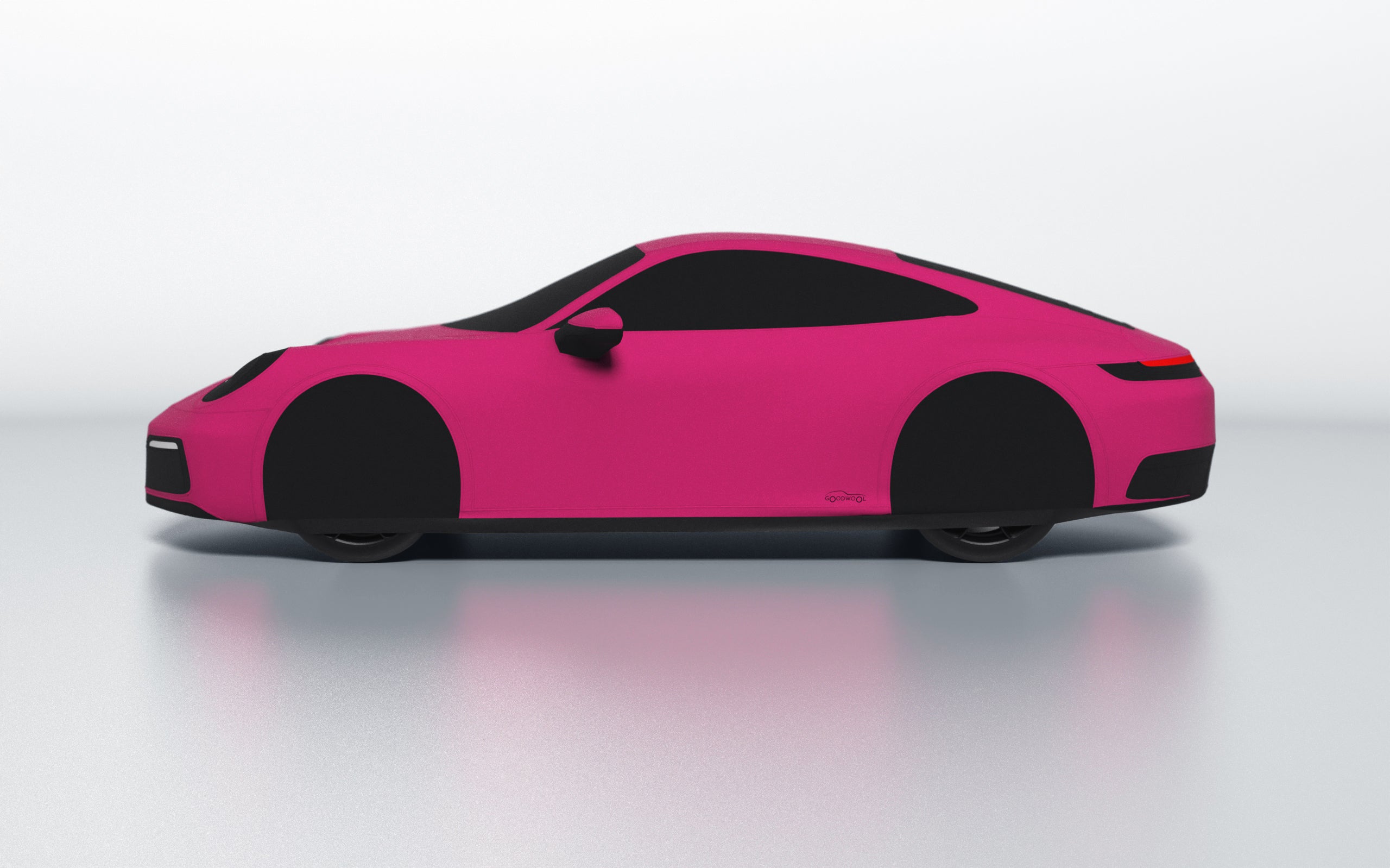 Goodwool tailor-made car cover for Porsche 911 (992.1) Carrera — Purple 620
