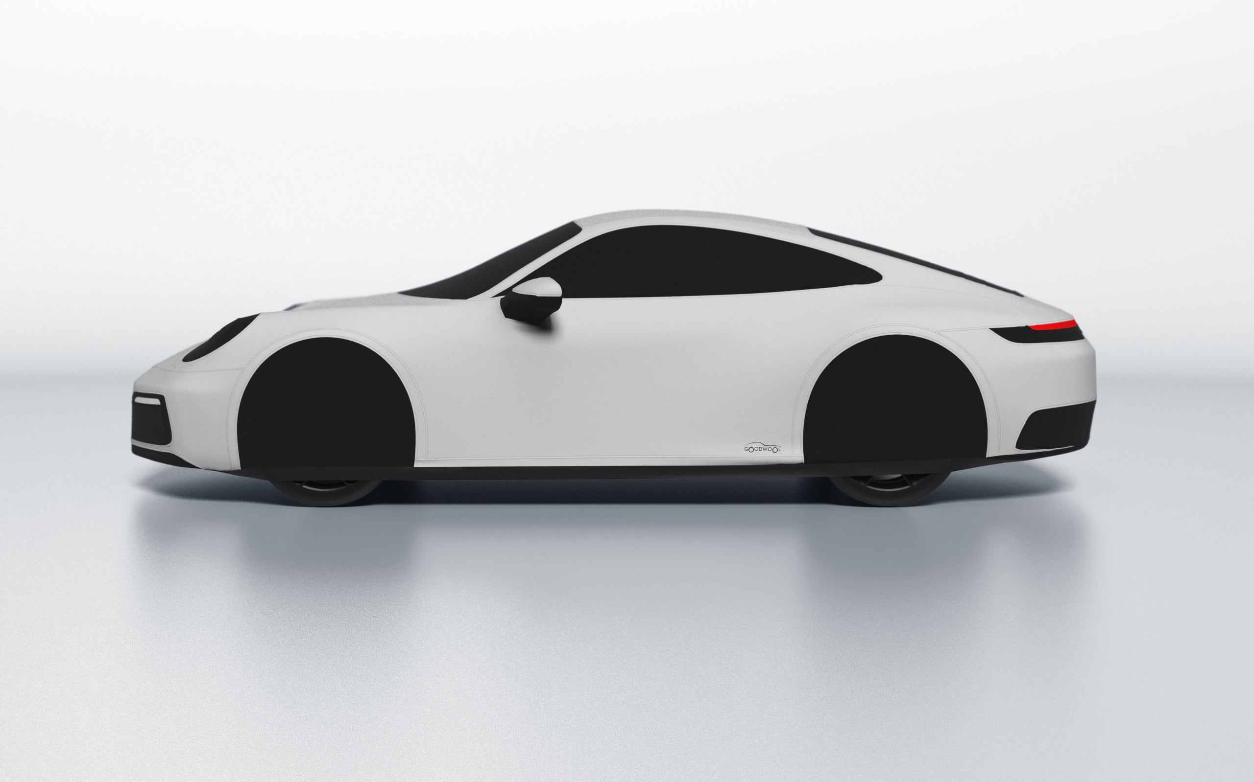 Goodwool tailor-made car cover for Porsche 911 (992.1) Carrera — Grey 710
