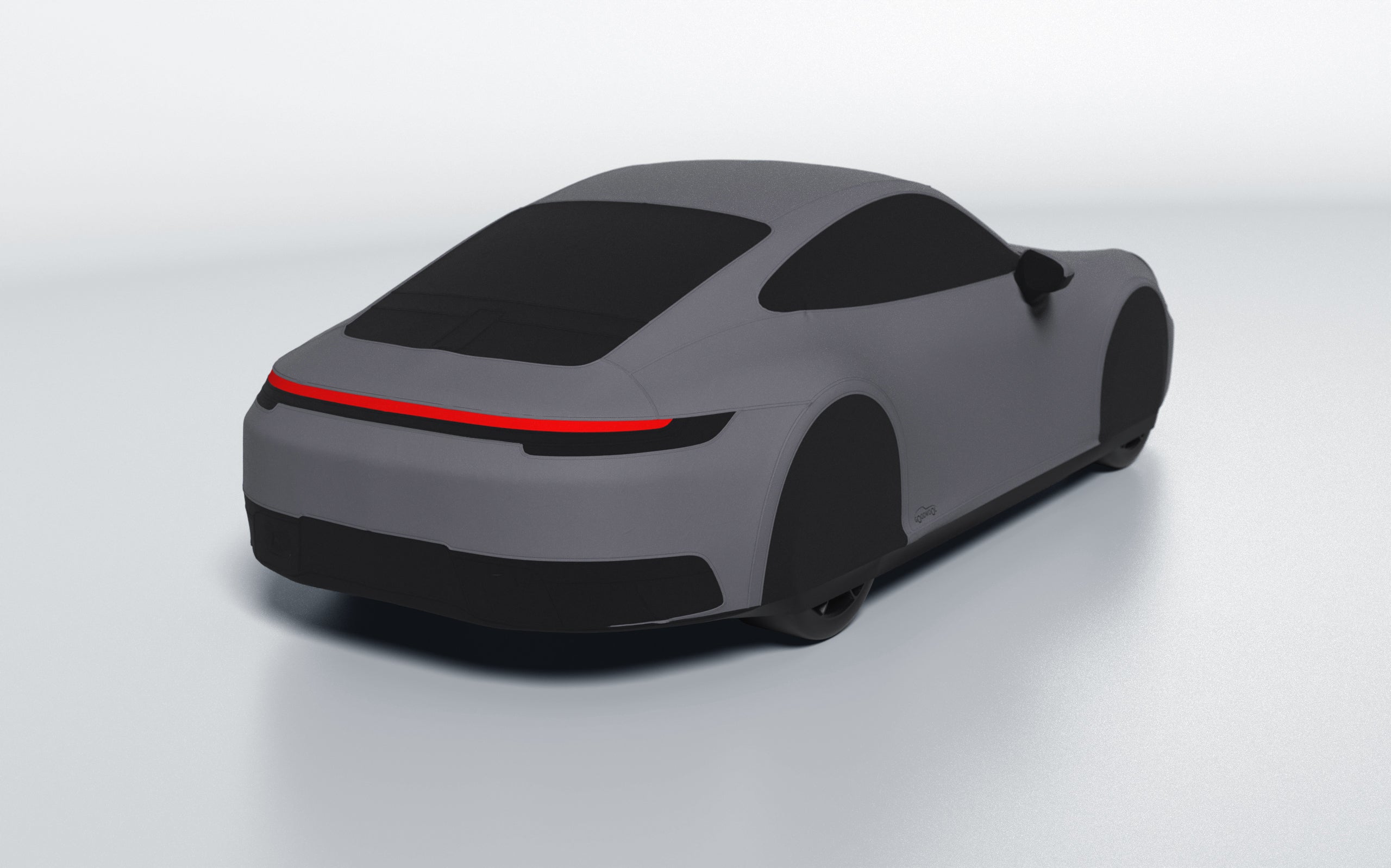Goodwool tailor-made car cover for Porsche 911 (992.1) Carrera — Grey 770