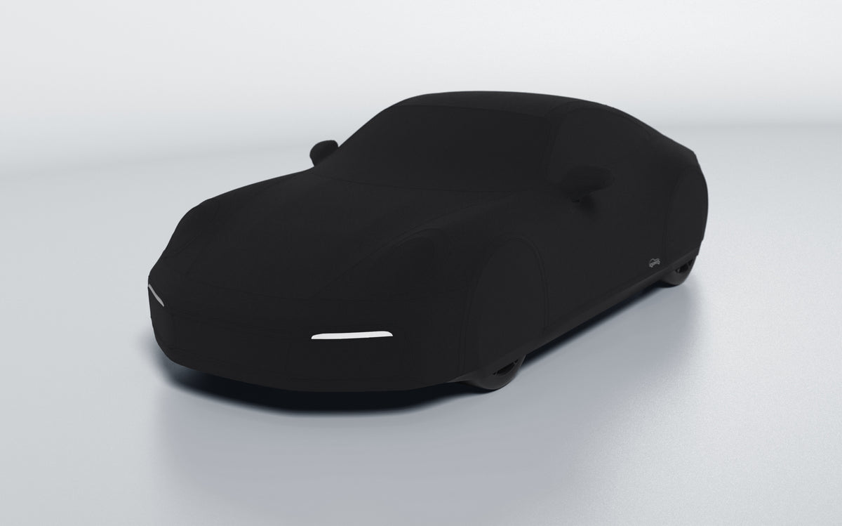 Goodwool tailor-made car cover for Porsche 911 (992.1) Carrera — Black 890