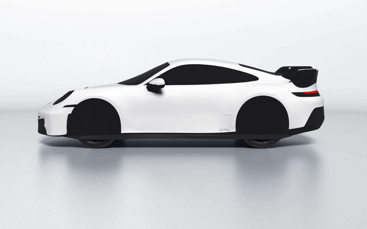 Goodwool tailor-made car cover for Porsche 911 (992.1) GT3 — White 010