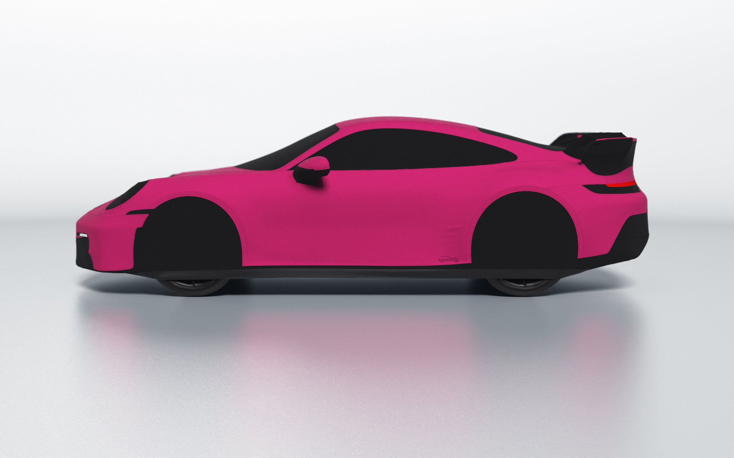 Goodwool tailor-made car cover for Porsche 911 (992.1) GT3 — Purple 620