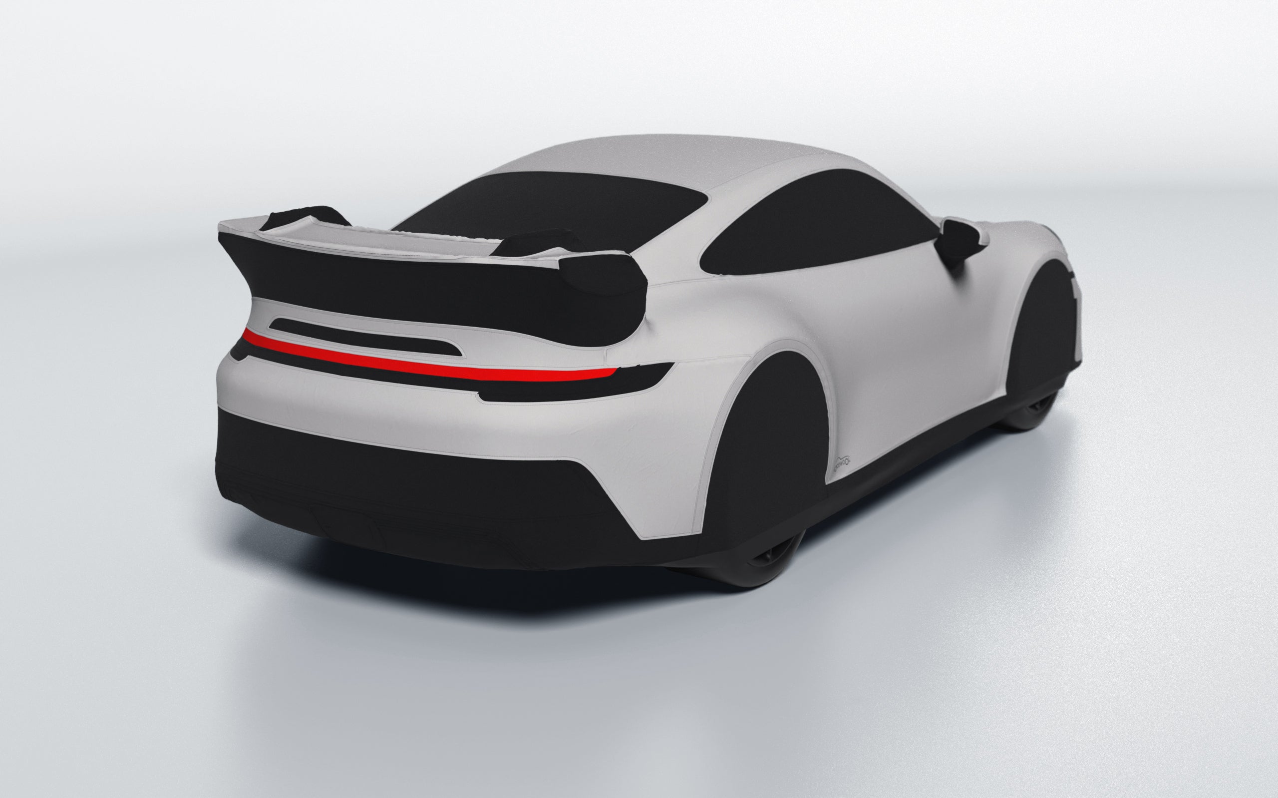 Goodwool tailor-made car cover for Porsche 911 (992.1) GT3 — Grey 710