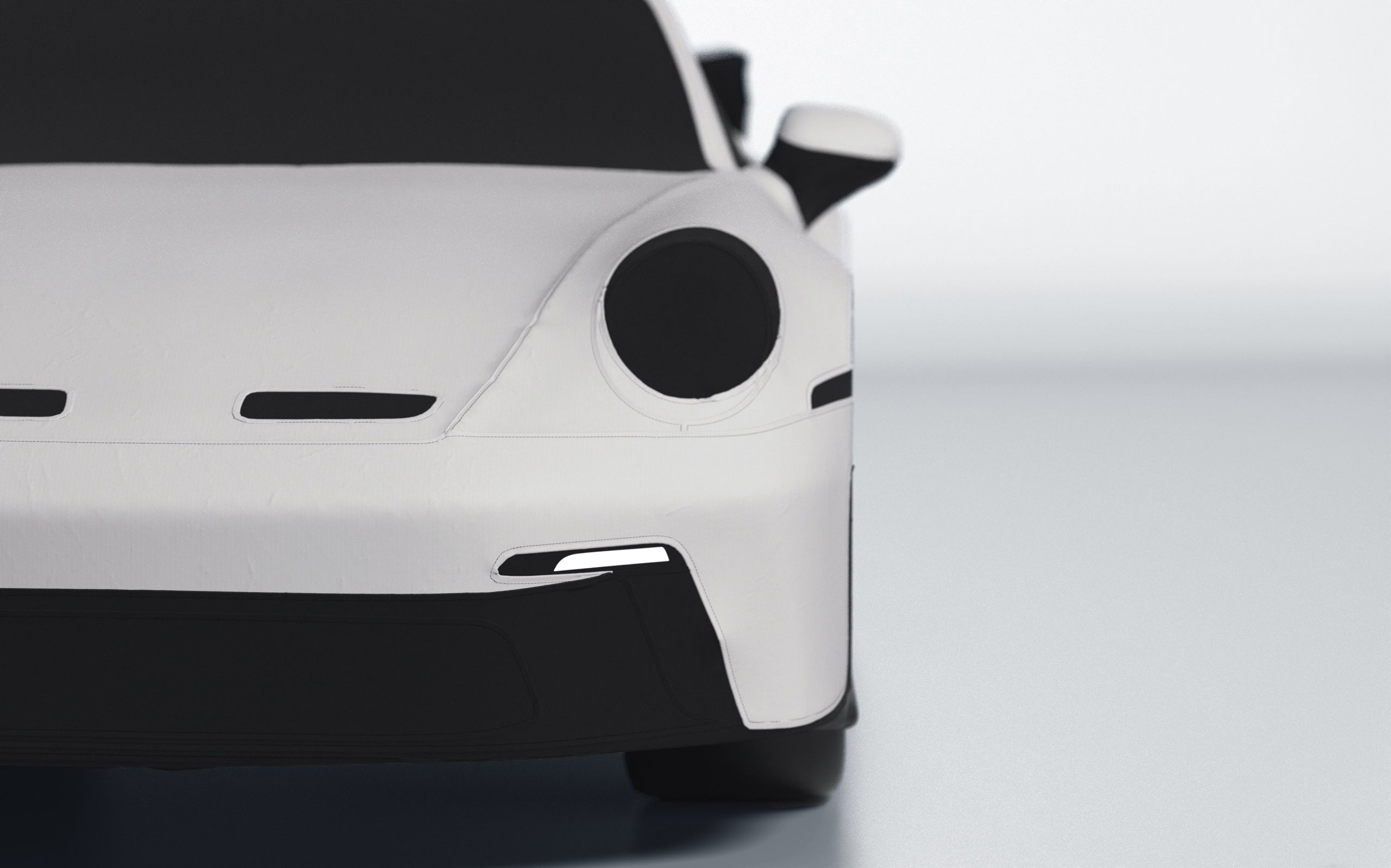 Goodwool tailor-made car cover for Porsche 911 (992.1) GT3 — Grey 710