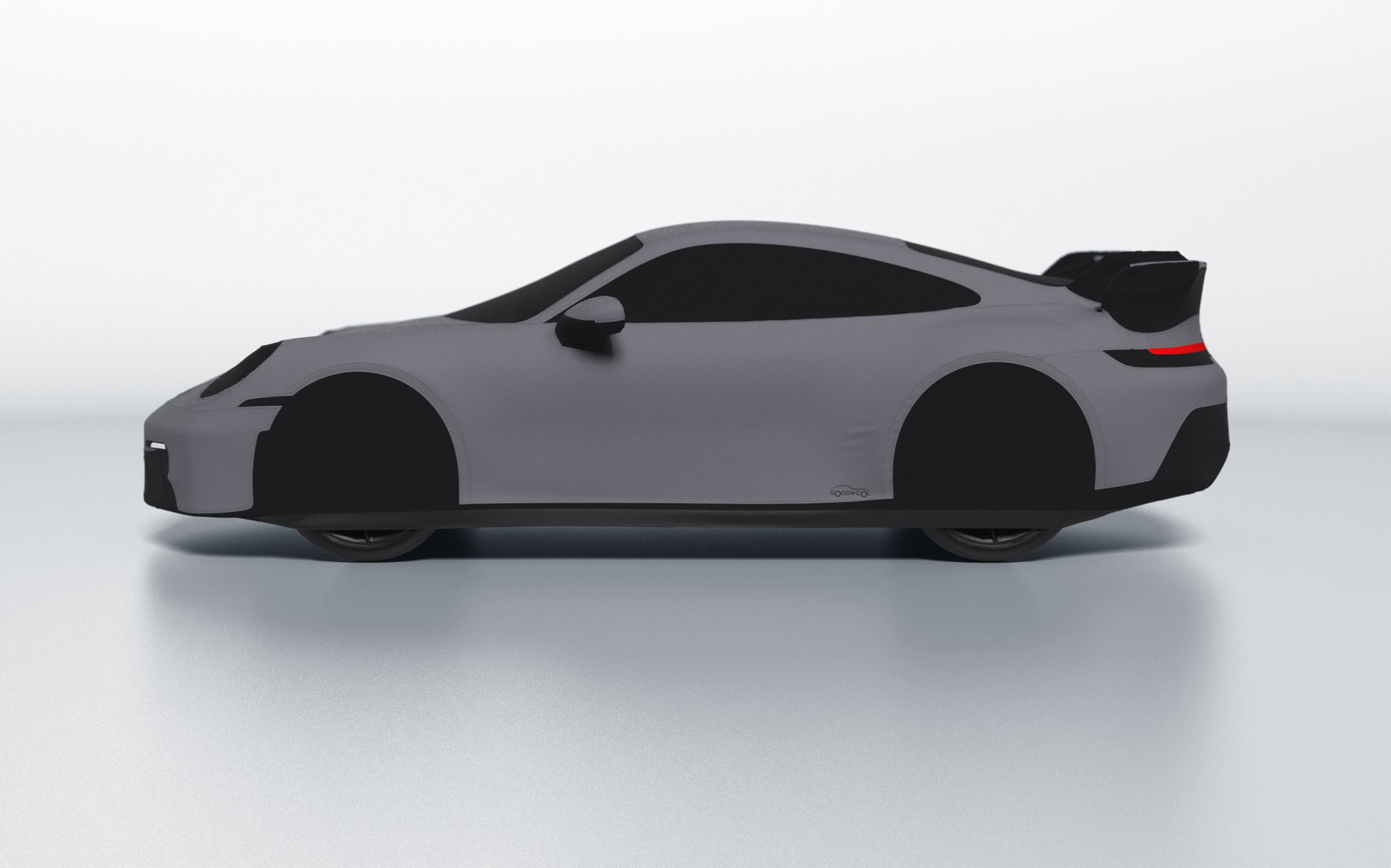 Goodwool tailor-made car cover for Porsche 911 (992.1) GT3 — Grey 770