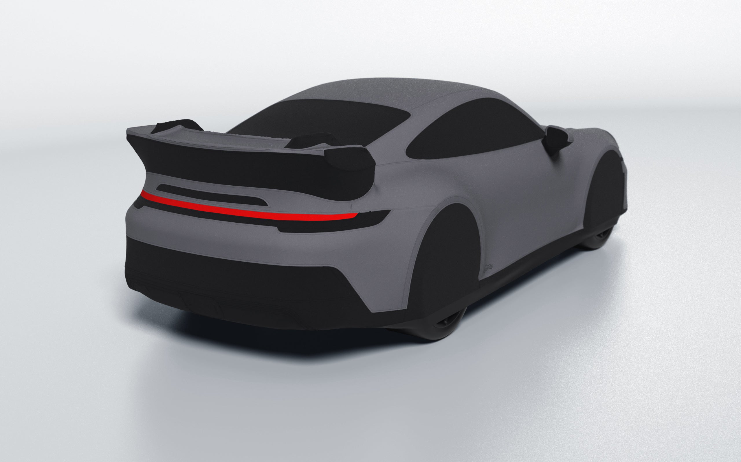 Goodwool tailor-made car cover for Porsche 911 (992.1) GT3 — Grey 770