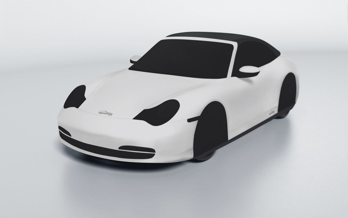 Goodwool tailor-made car cover for Porsche 911 (996.2) Carrera Cabriolet — Grey 710