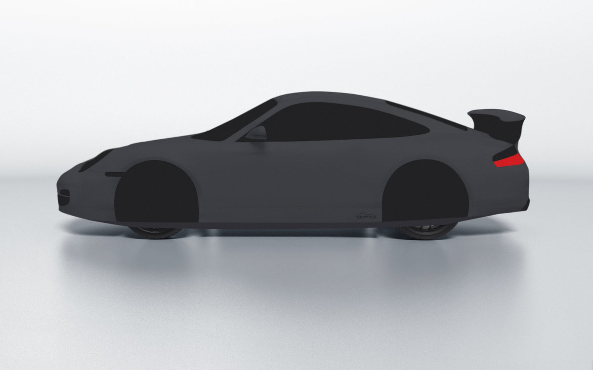 Goodwool tailor-made car cover for Porsche 911 (996.2) GT3 — Grey 790