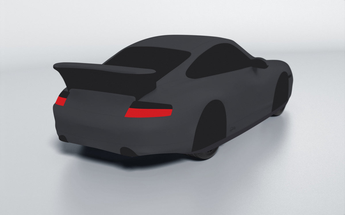 Goodwool tailor-made car cover for Porsche 911 (996.2) GT3 — Grey 790
