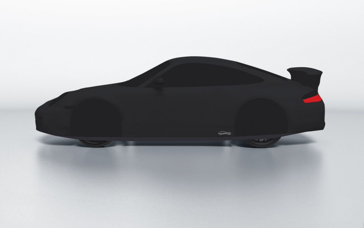 Goodwool tailor-made car cover for Porsche 911 (996.2) GT3 — Black 850