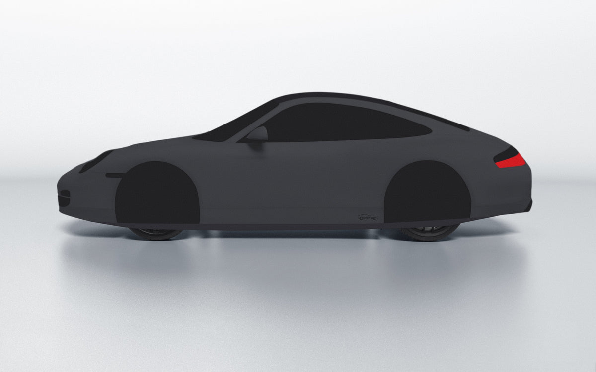 Goodwool tailor-made car cover for Porsche 911 (996.2) Targa — Grey 790