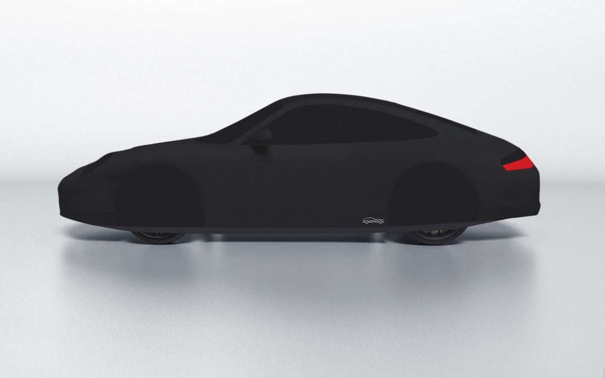 Goodwool tailor-made car cover for Porsche 911 (996.2) Targa — Black 850