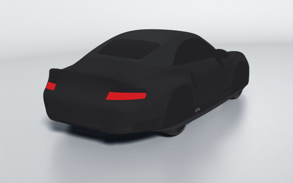 Goodwool tailor-made car cover for Porsche 911 (996.2) Turbo S Cabriolet — Black 850
