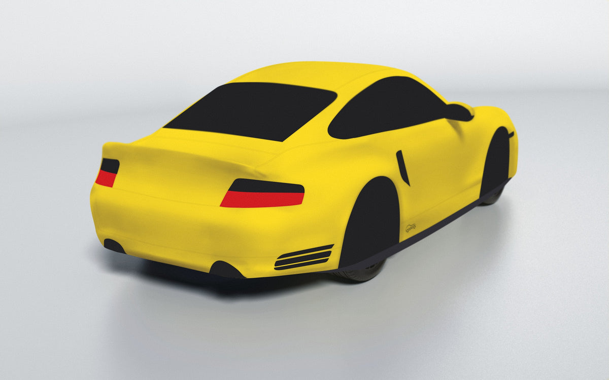 Goodwool tailor-made car cover for Porsche 911 (996.2) Turbo — Yellow 340