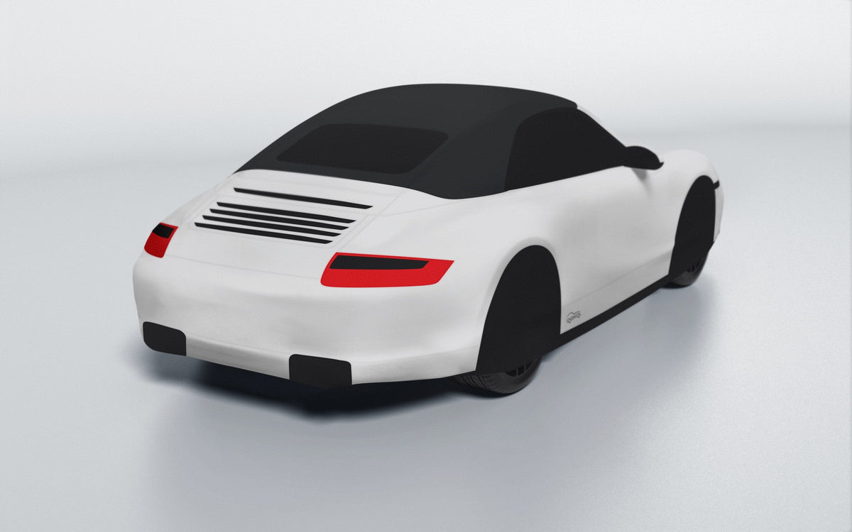 Goodwool tailor-made car cover for Porsche 911 (997.1) Carrera 4S Cabriolet — Grey 710
