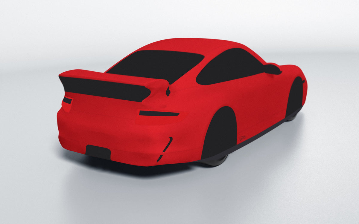 Goodwool tailor-made car cover for Porsche 911 (997.1) GT3 — Red 150