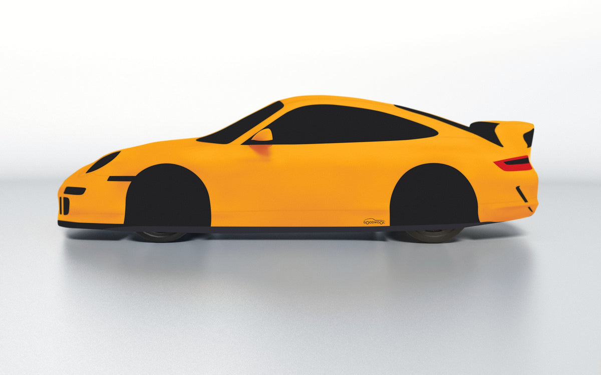 Goodwool tailor-made car cover for Porsche 911 (997.1) GT3 — Orange 280