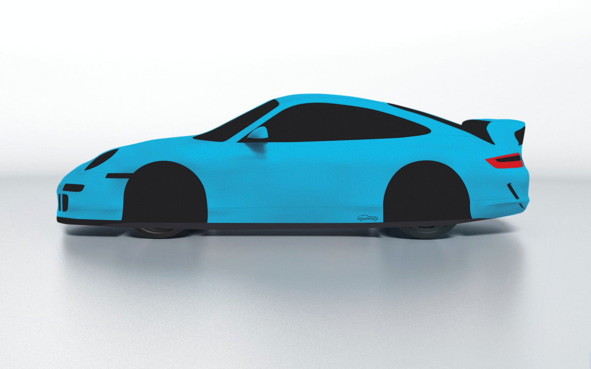 Goodwool tailor-made car cover for Porsche 911 (997.1) GT3 — Blue 525