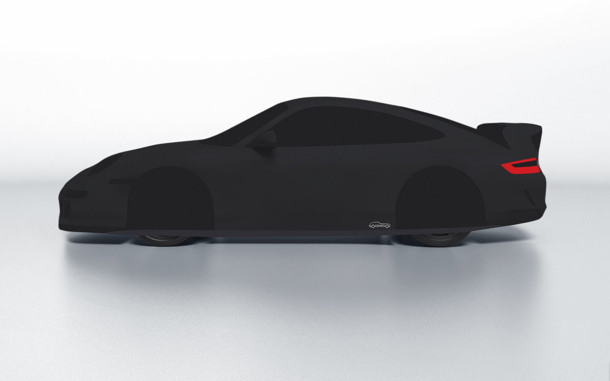 Goodwool tailor-made car cover for Porsche 911 (997.1) GT3 — Black 850