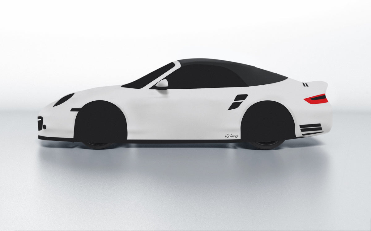 Goodwool tailor-made car cover for Porsche 911 (997.1) Turbo Cabriolet — Grey 710
