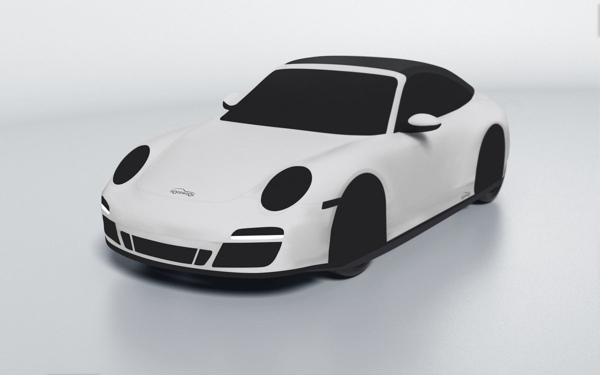 Goodwool tailor-made car cover for Porsche 911 (997.2) Carrera 4 GTS Cabriolet — Grey 710