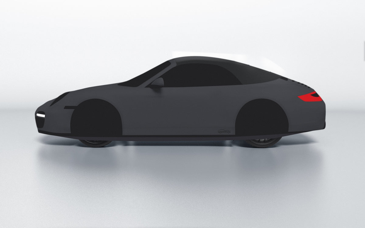 Goodwool tailor-made car cover for Porsche 911 (997.2) Carrera 4 GTS Cabriolet — Grey 790
