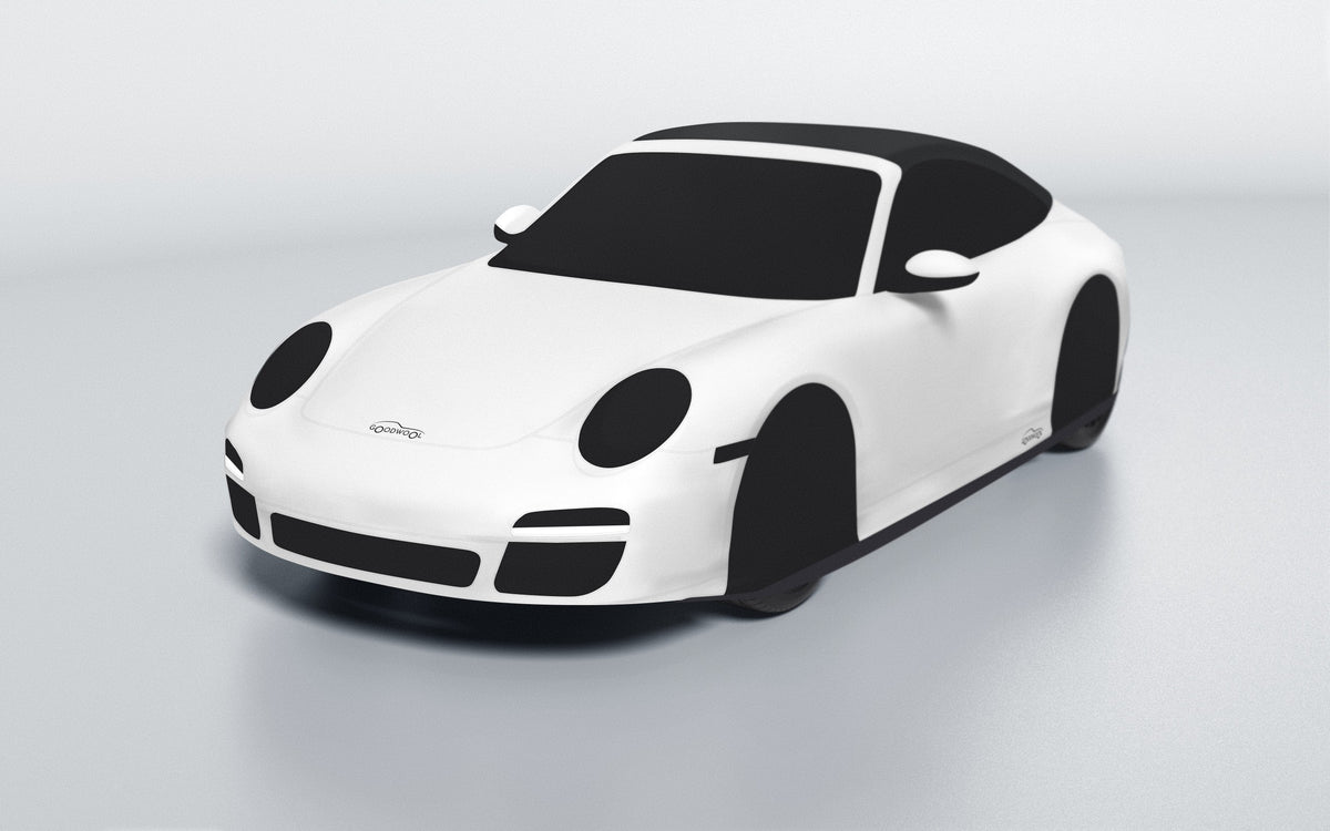 Goodwool tailor-made car cover for Porsche 911 (997.2) Carrera Cabriolet — White 010