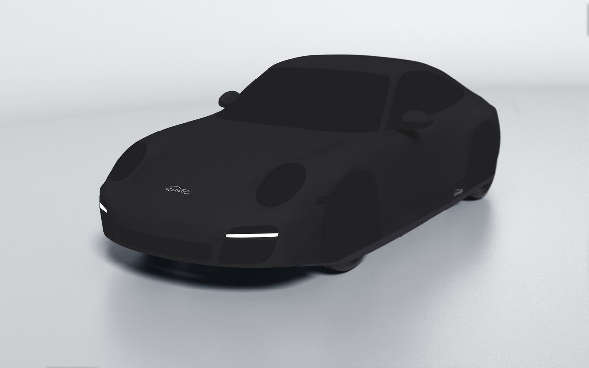 Goodwool tailor-made car cover for Porsche 911 (997.2) Carrera S — Black 850