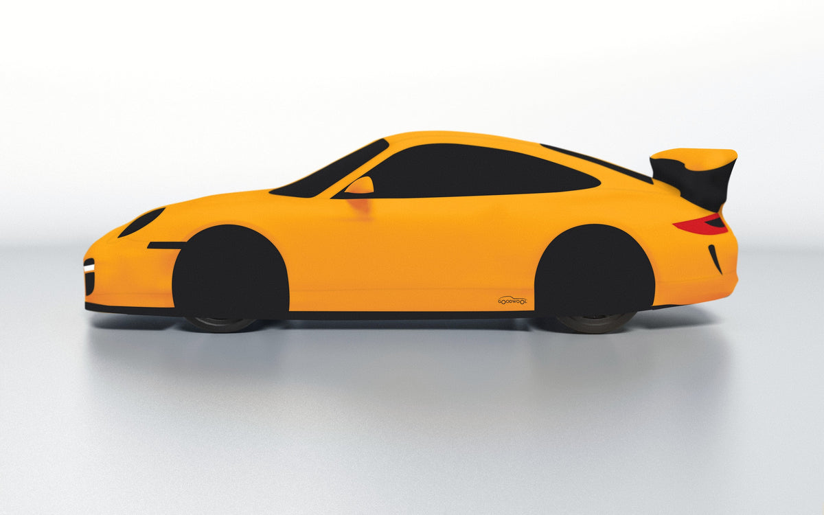 Goodwool tailor-made car cover for Porsche 911 (997.2) GT3 — Orange 280