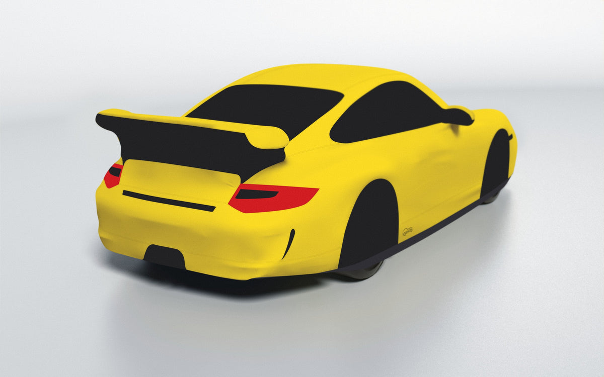 Goodwool tailor-made car cover for Porsche 911 (997.2) GT3 — Yellow 340