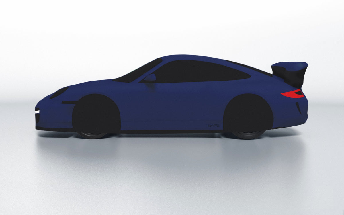 Goodwool tailor-made car cover for Porsche 911 (997.2) GT3 — Blue 565