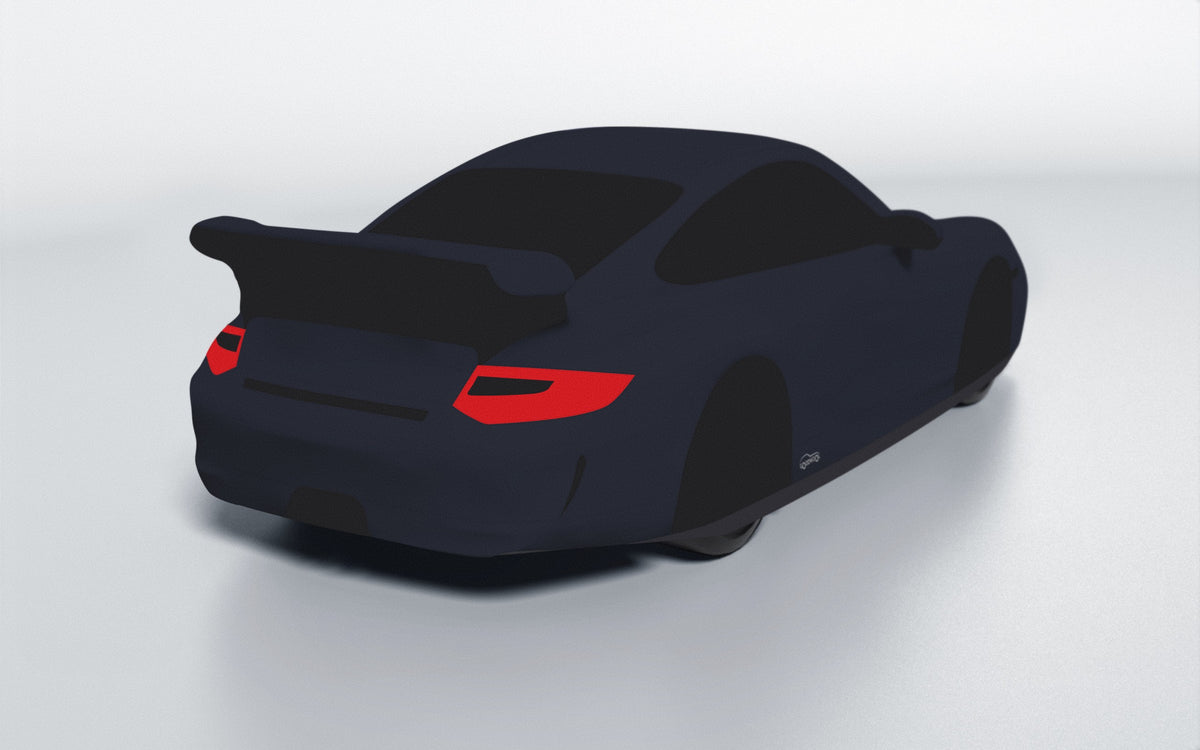 Goodwool tailor-made car cover for Porsche 911 (997.2) GT3 — Blue 590