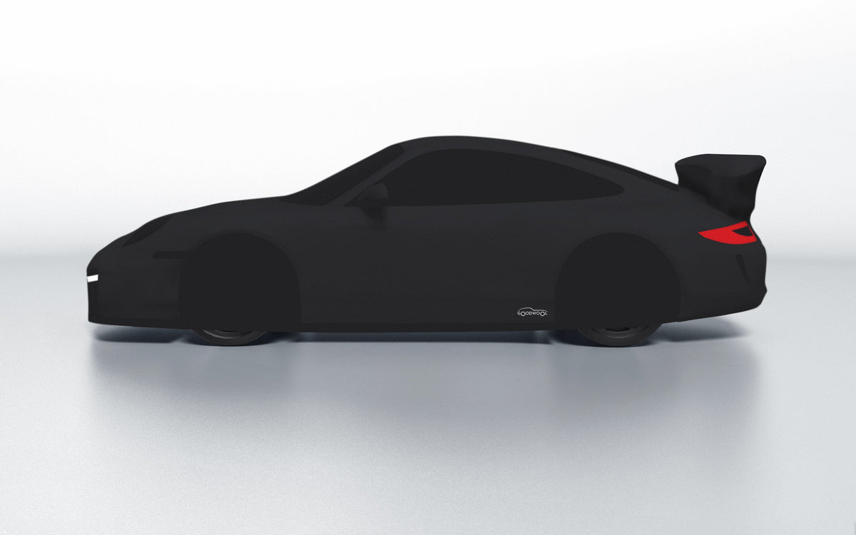 Goodwool tailor-made car cover for Porsche 911 (997.2) GT3 — Black 850