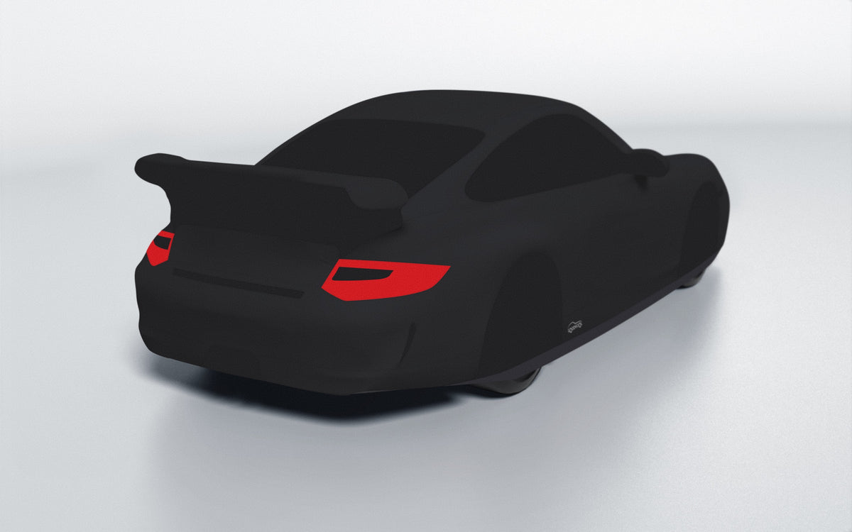 Goodwool tailor-made car cover for Porsche 911 (997.2) GT3 — Black 850
