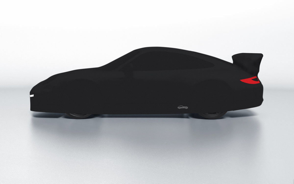 Goodwool tailor-made car cover for Porsche 911 (997.2) GT3 — Black 890