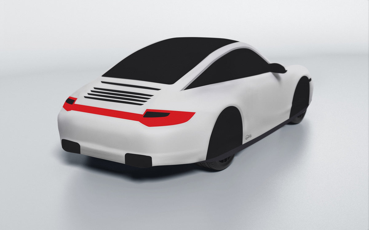 Goodwool tailor-made car cover for Porsche 911 (997.2) Targa 4S — Grey 710