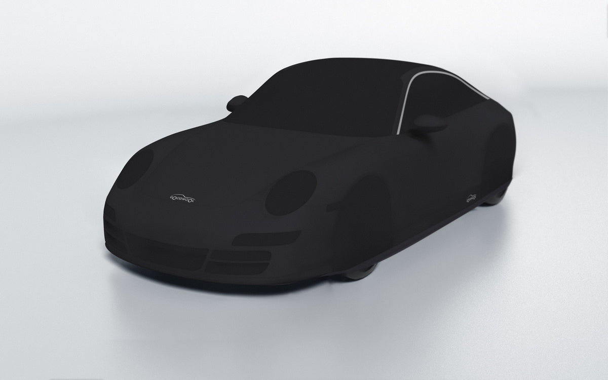 Goodwool tailor-made car cover for Porsche 911 (997.2) Targa 4S — Black 850