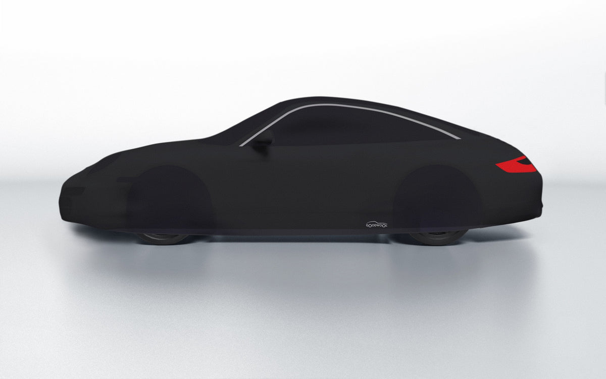 Goodwool tailor-made car cover for Porsche 911 (997.2) Targa 4S — Black 850