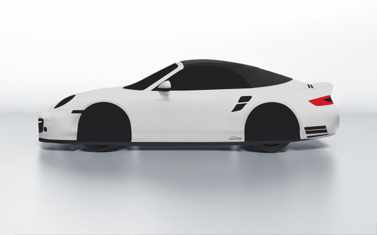 Goodwool tailor-made car cover for Porsche 911 (997.2) Turbo S Cabriolet — Grey 710