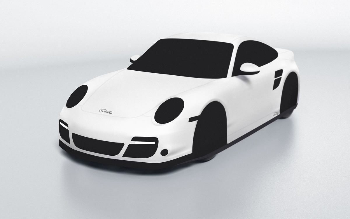 Goodwool tailor-made car cover for Porsche 911 (997.2) Turbo — White 010