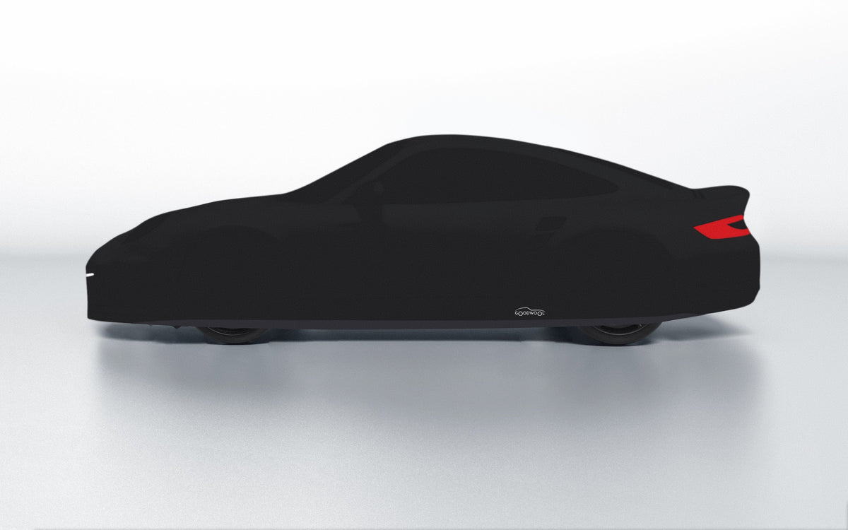 Goodwool tailor-made car cover for Porsche 911 (997.2) Turbo — Black 890