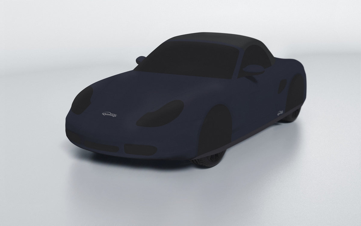 Goodwool tailor-made car cover for Porsche Boxster S (986.1) — Blue 590