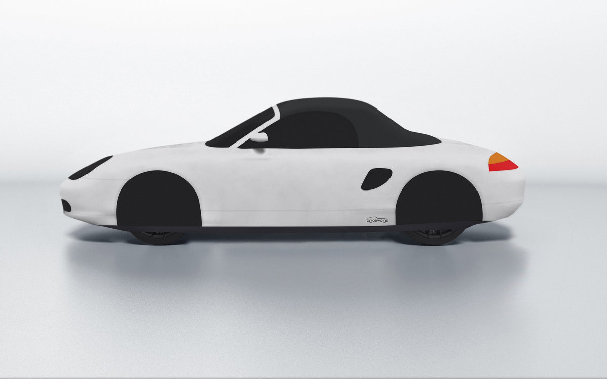 Goodwool tailor-made car cover for Porsche Boxster (986.1) — Grey 710