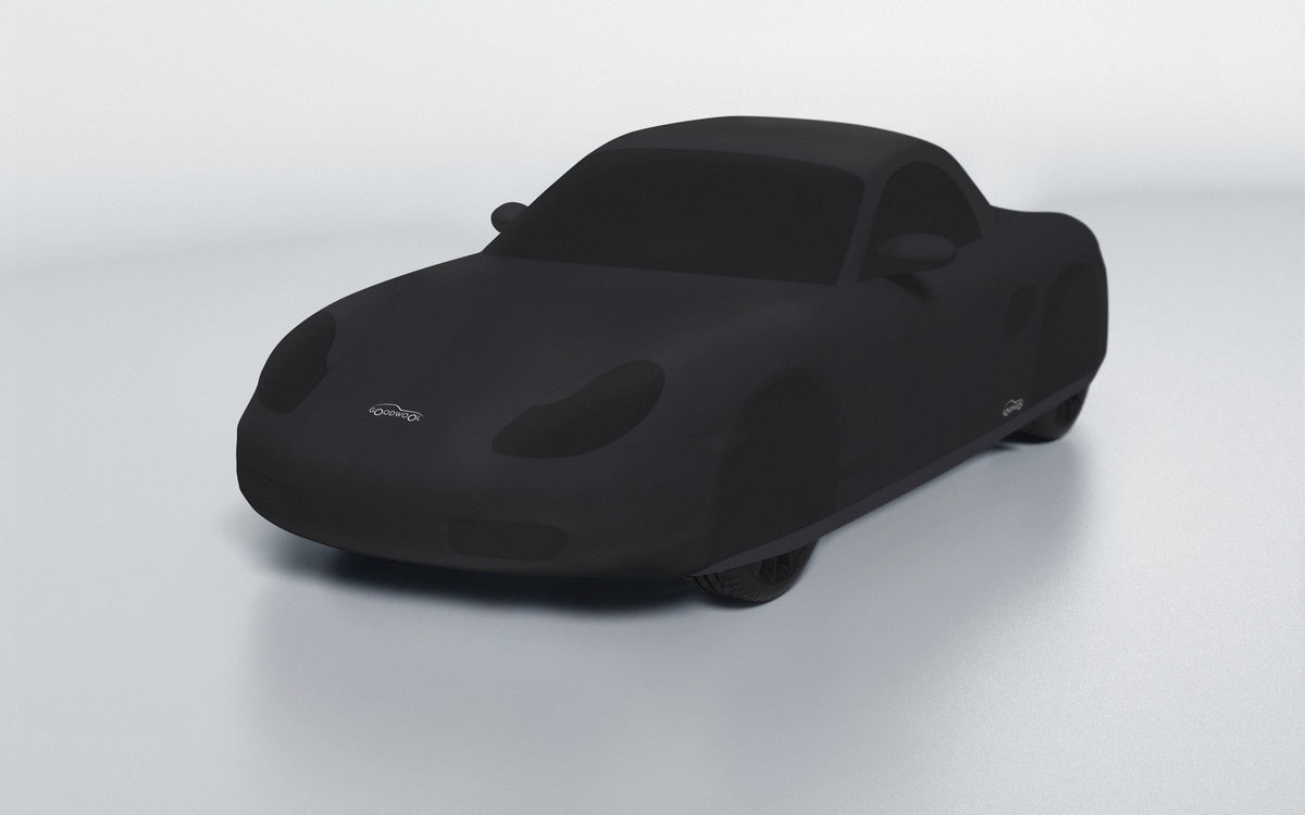 Goodwool tailor-made car cover for Porsche Boxster (986.1) — Black 850