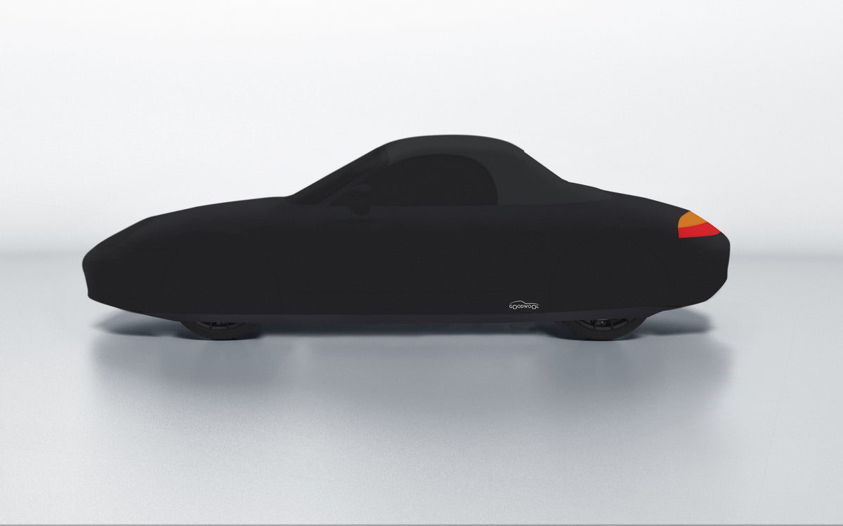 Goodwool tailor-made car cover for Porsche Boxster (986.1) — Black 890