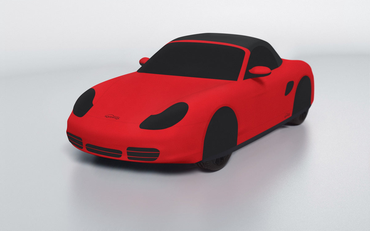 Goodwool tailor-made car cover for Porsche Boxster S (986.2) — Red 150