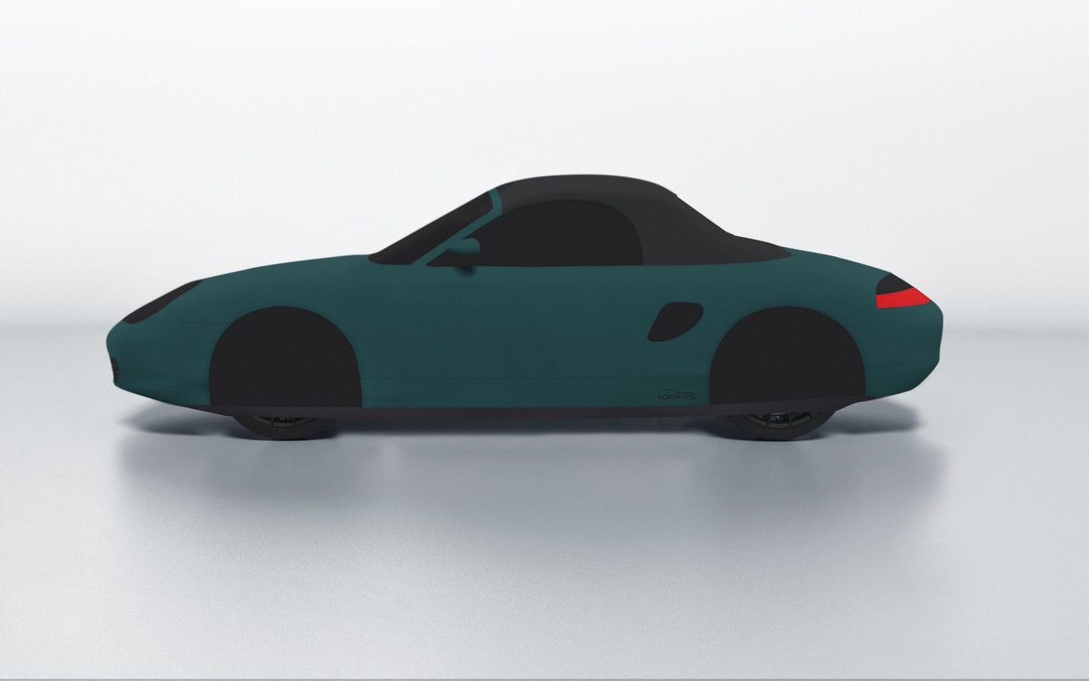 Goodwool tailor-made car cover for Porsche Boxster S (986.2) — Green 480