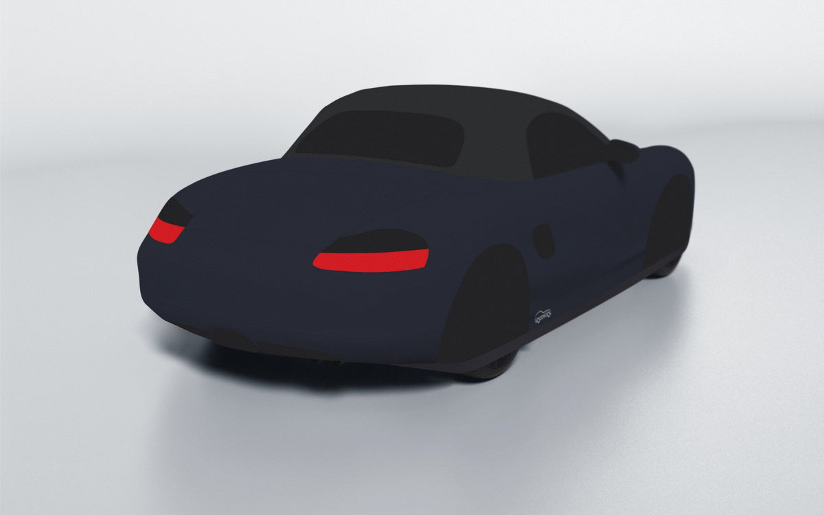 Goodwool tailor-made car cover for Porsche Boxster S (986.2) — Blue 590