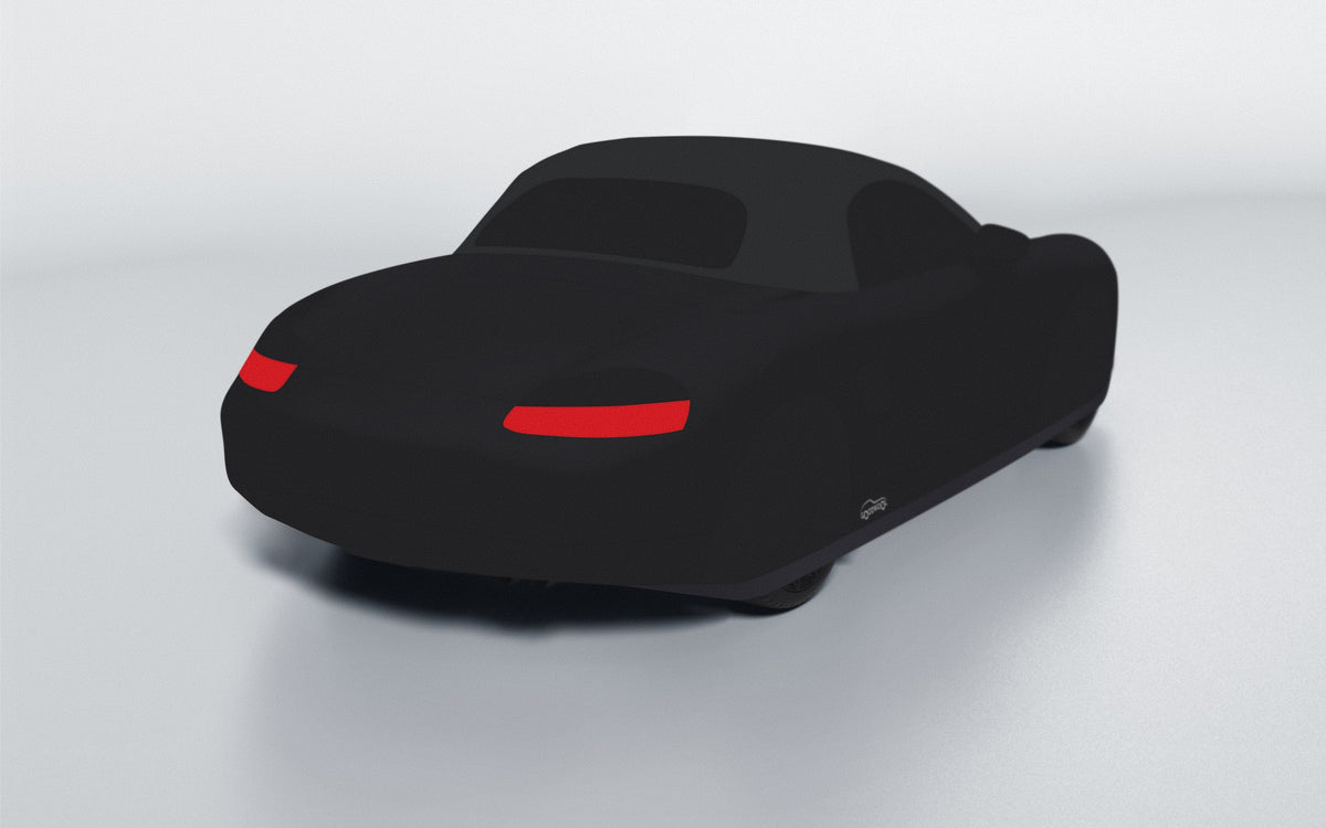 Goodwool tailor-made car cover for Porsche Boxster S (986.2) — Black 890