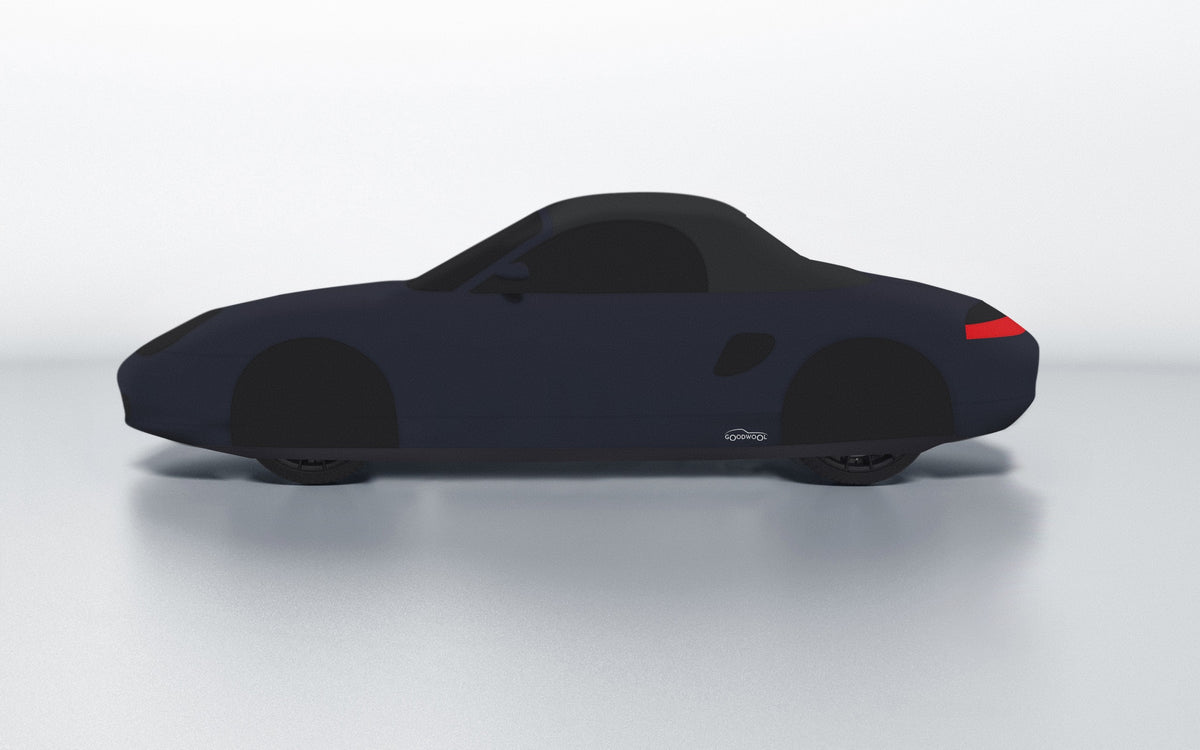 Goodwool tailor-made car cover for Porsche Boxster (986.2) — Blue 590